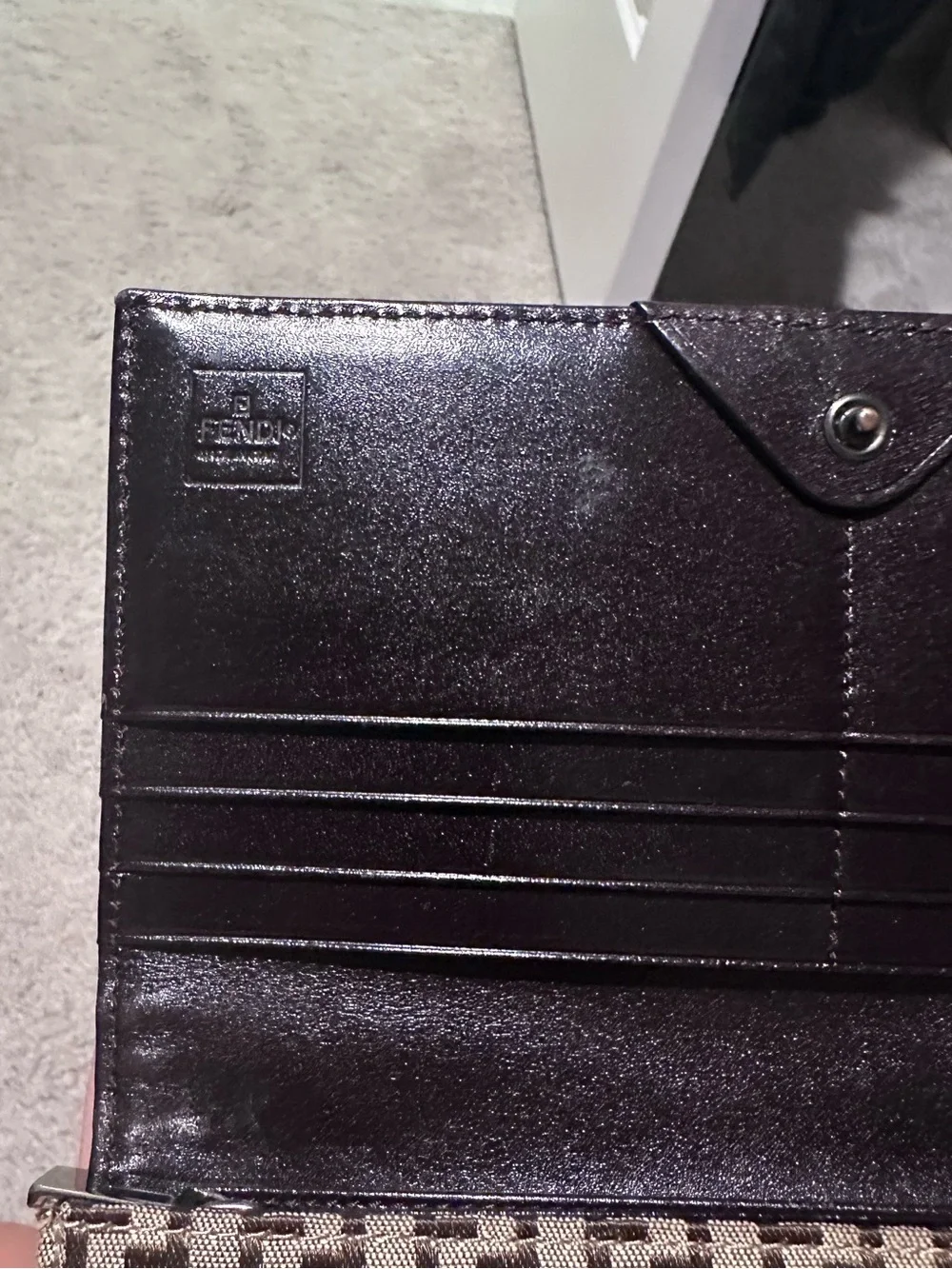 Fendi Brown Monogram Wallet
